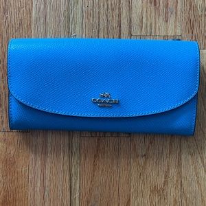 Coach Trifold Wallet Wildflower Blur Slim Envelope